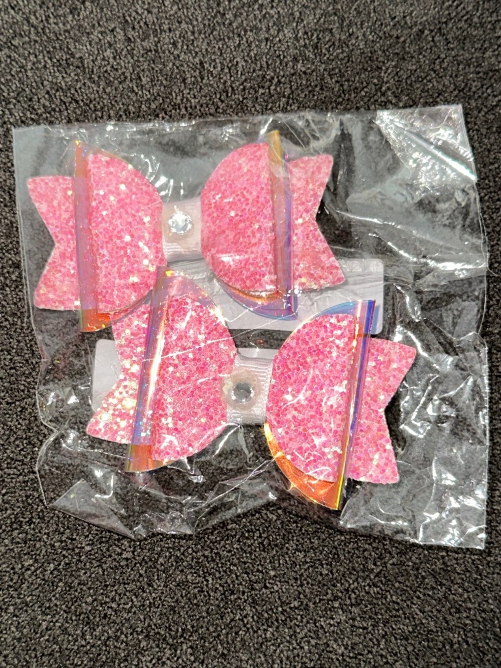 2 Sers of Pink Hair Bows - Picture 4 of 6